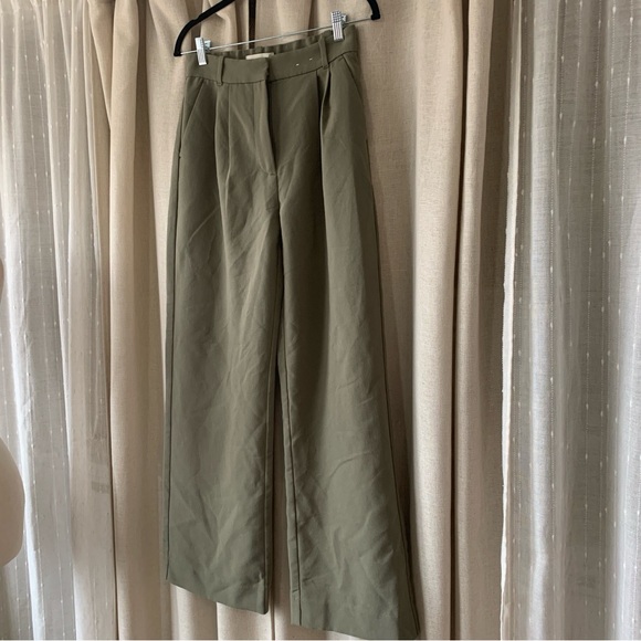 ABERCROMBIE & FITCH GREEN DRESS TROUSER PANTS S27/4 - Picture 5 of 13